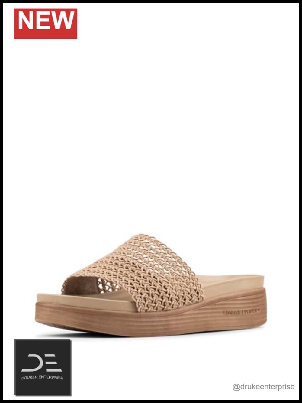 Women's Boho Macrame Wedge Sandals Memory Foam Slip On Comfort